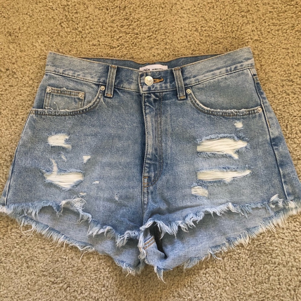 Jean shorts from Zara